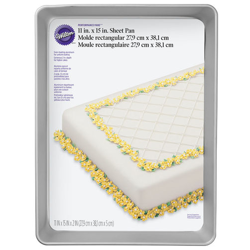 MOLDE RECTANGULAR ALUMINIO 27.5 X 37.5 CM WILTON