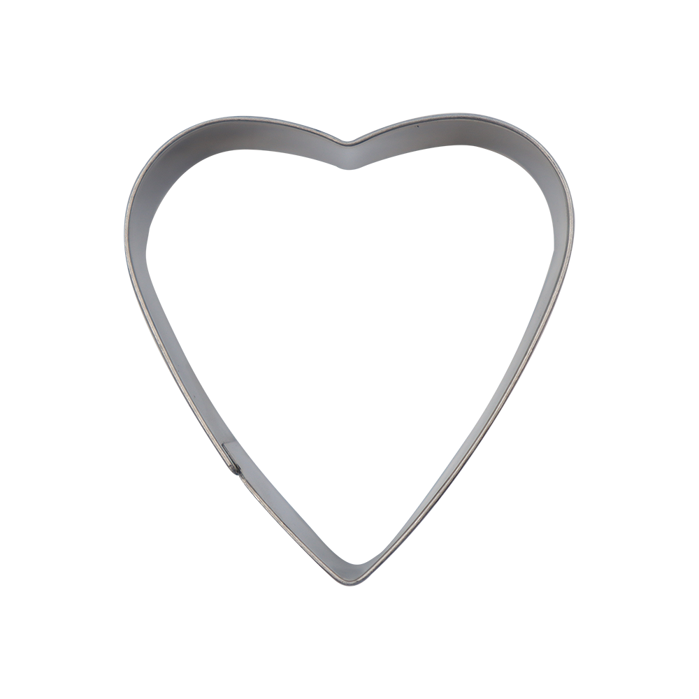 CORTADOR GALLETAS METALICO CORAZÓN 6 CM ALEGRIA