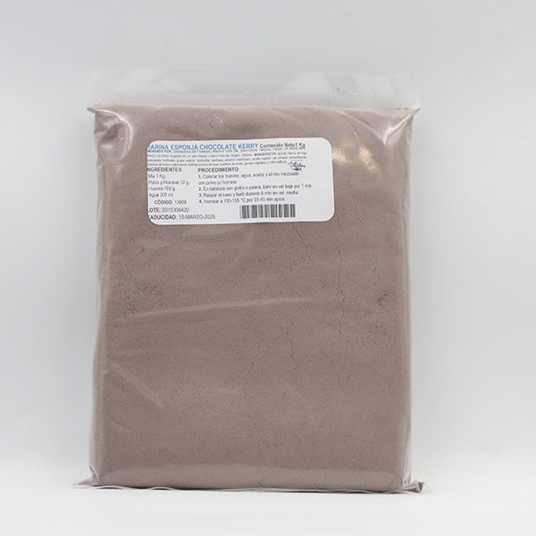 HARINA KERRY ESPONJA CHOCOLATE 1 KG