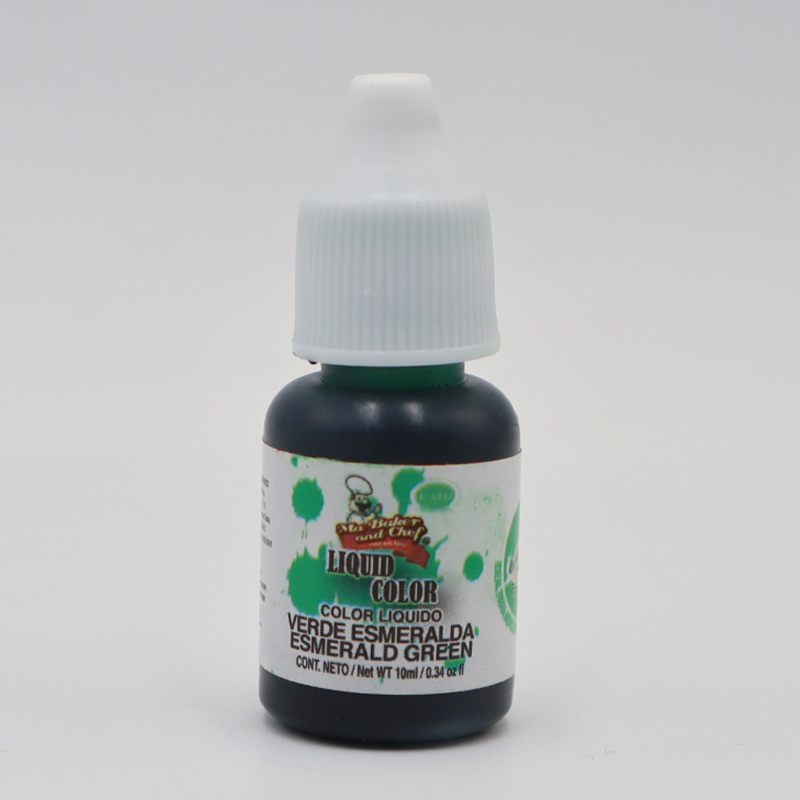 COLOR VERDE ESMERALDA LIQUIDO 10 ML MA BAKER
