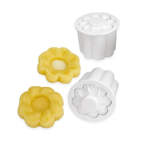 CORTADOR FONDANT MARCADOR FLOR 2 PIEZAS