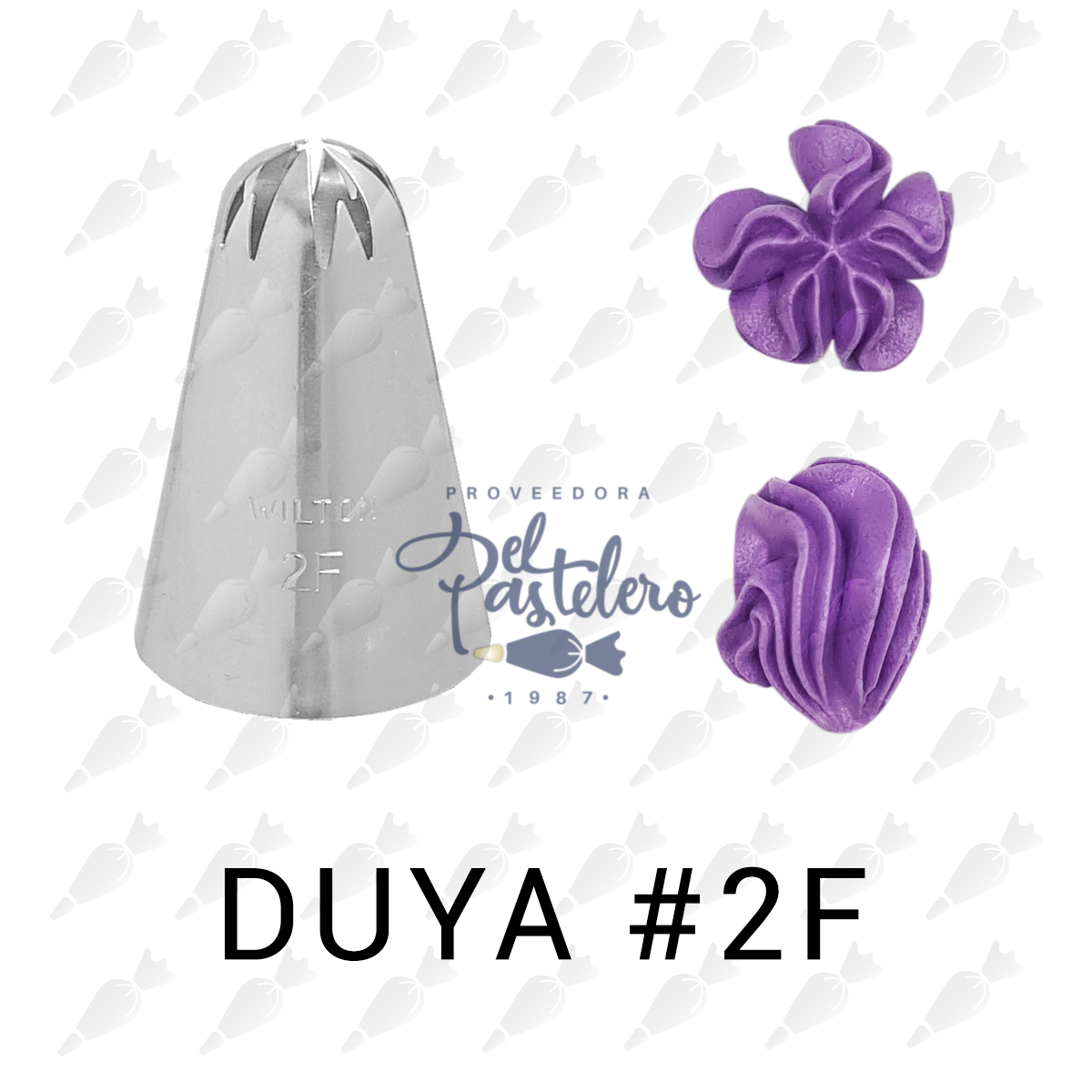 DUYA # 2F ACERO INOXIDABLE WILTON