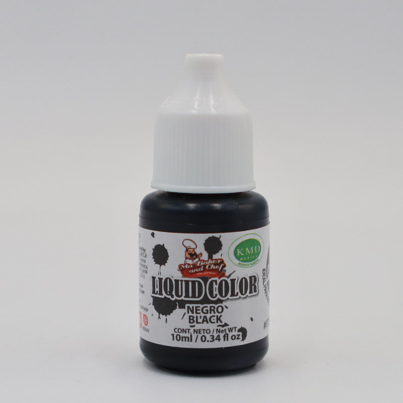 COLOR NEGRO LIQUIDO 10 ML MA BAKER