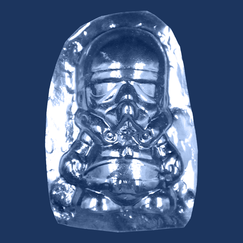 MOLDE PARA CHOCOLATE DARTH BADER PLASTICO