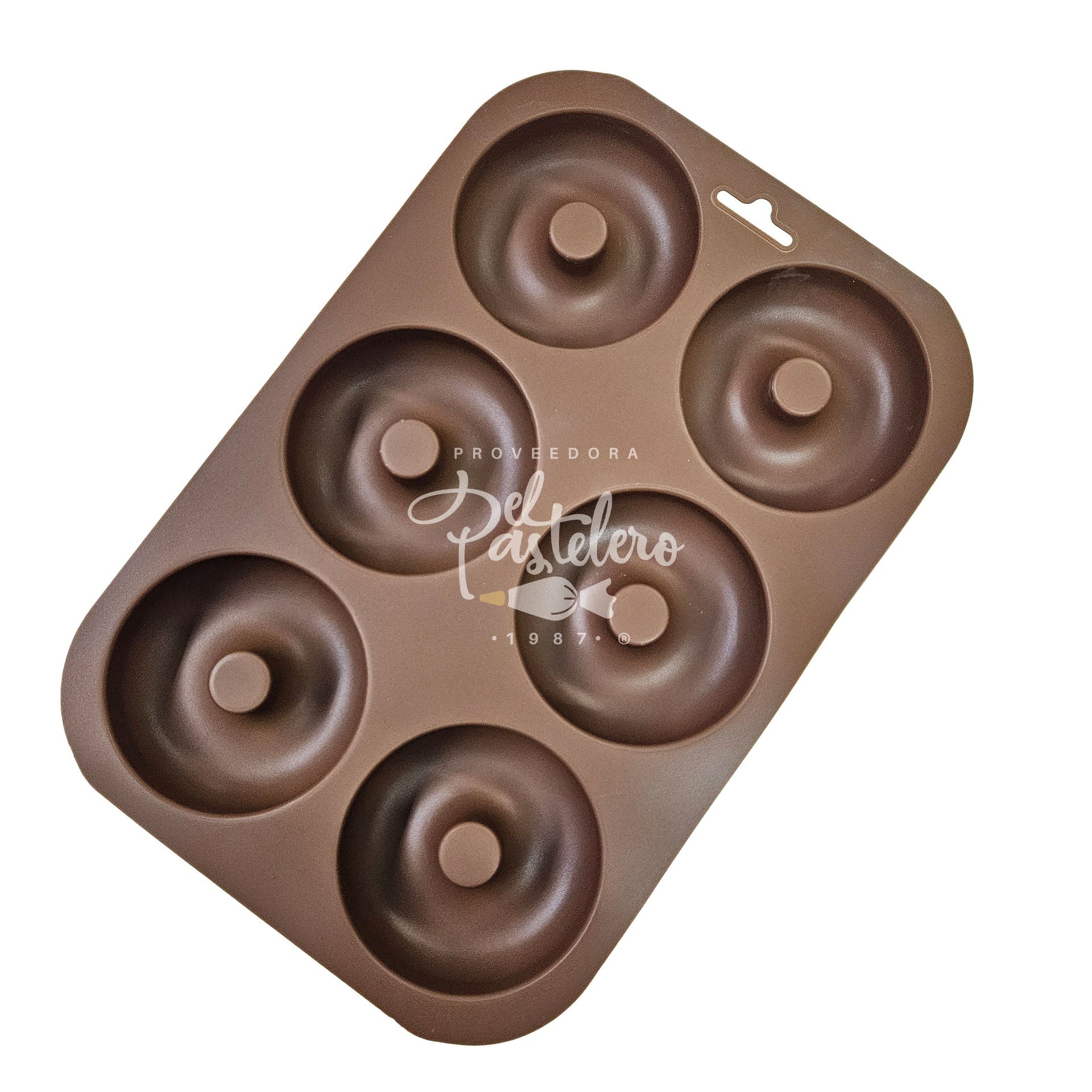 MOLDE SILICÓN 6 CAVIDADES DONAS ALEGRIA SIL001352