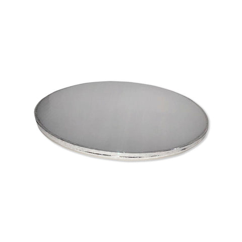 Base Redonda Medio Liston Plata 36 Cm - Paquete 50 Piezas