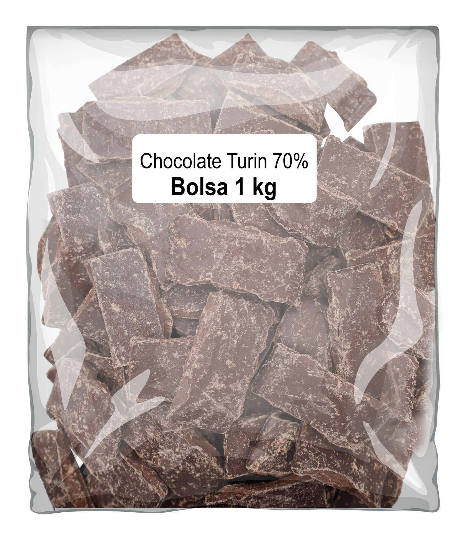 CHOCOLATE GRANDEUR AMARGO 70% CACAO 1 KG TURIN