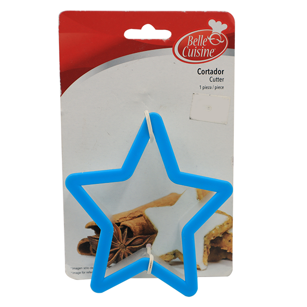 CORTADOR GALLETAS PLASTICO ESTRELLA ALEGRIA