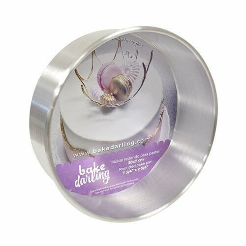 MOLDE REDONDO ALUMINIO 20 X 7 CM CAL 18 BAKE DARLING