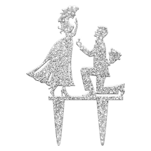 FIGURA DECORATIVA PROPUESTA PLATA 15X21.2 CM ALEGRIA