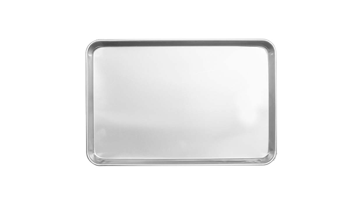 CHAROLA ALUMINIO CHICA 30 X 45 CM CAL 20 ACSA ZCH2