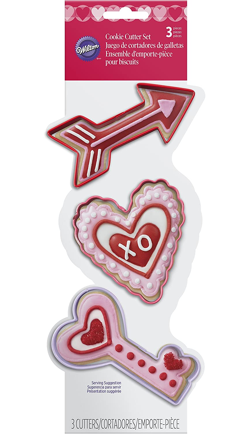 CORTADOR FLECHA CORAZON/LLAVES SAN VALENTIN WILTON