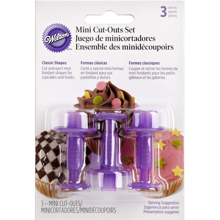 CORTADOR FONDANT PLASTICO FORMAS CLASICAS WILTON