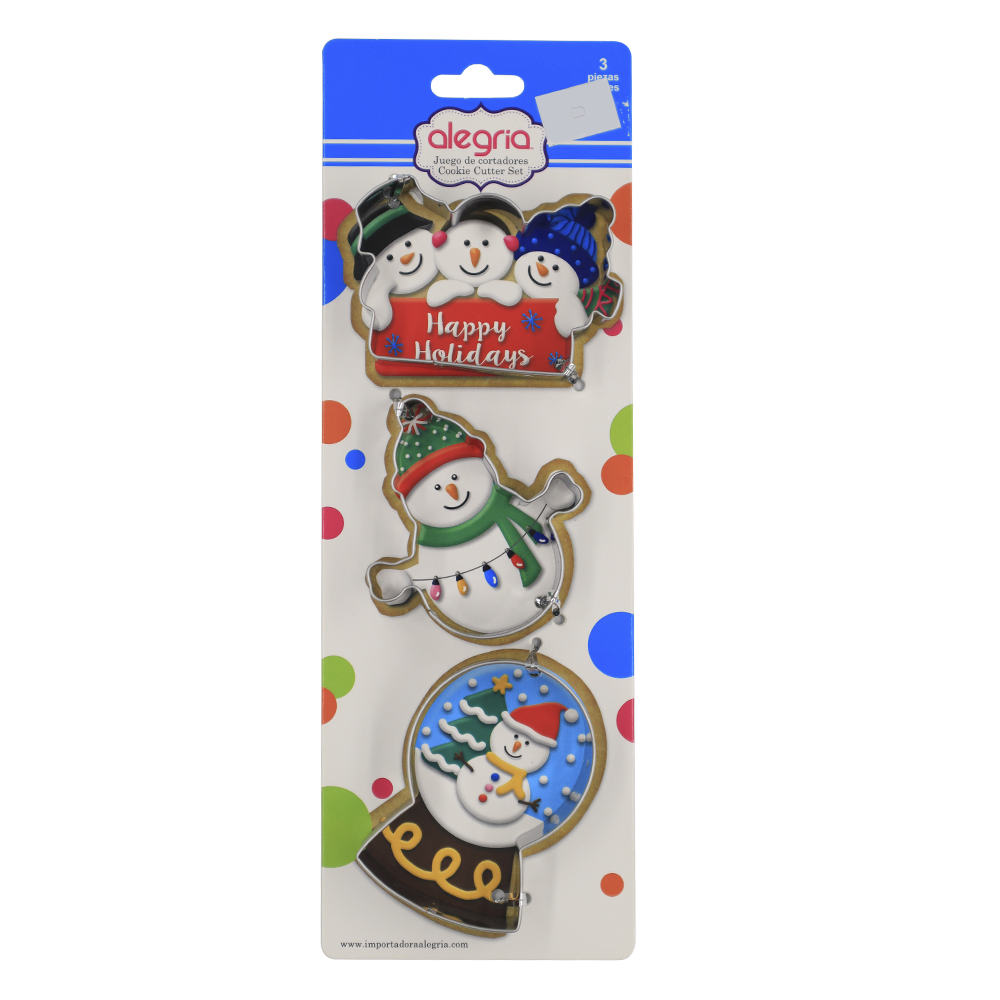 CORTADOR GALLETAS ACERO INOXIDABLE MONOS DE NIEVE