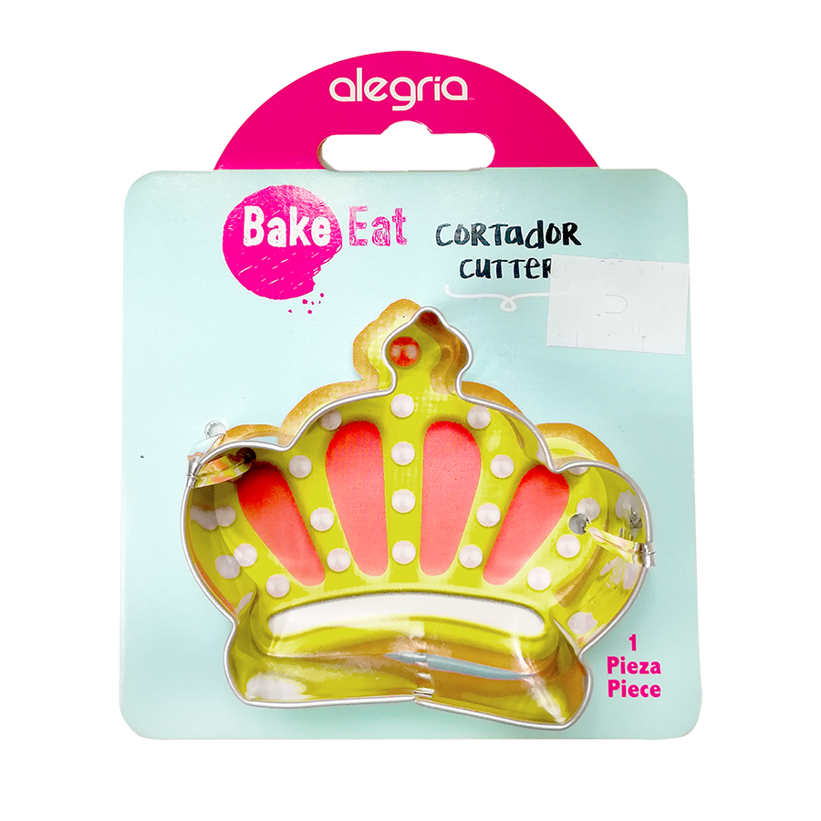 CORTADOR GALLETAS METALICO CORONA 7 X 6 CM ALEGRIA