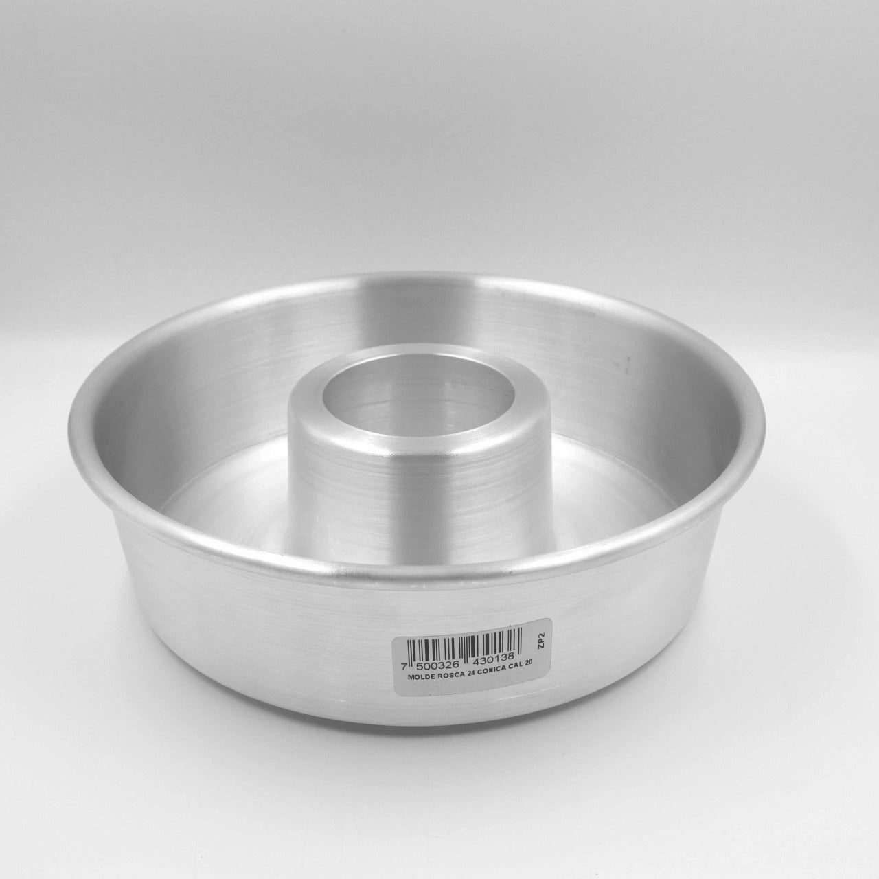 MOLDE ROSCA CONICA ALUMINIO ALTO 9 X 24 CM CAL 20 ACSA ZP2