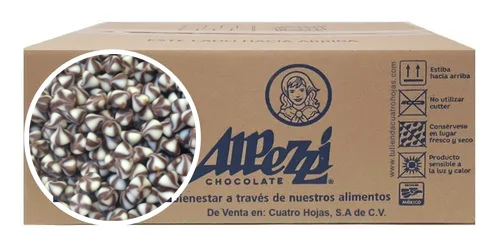 CHISPAS BICOLOR CAJA 10 KG ALPEZZI