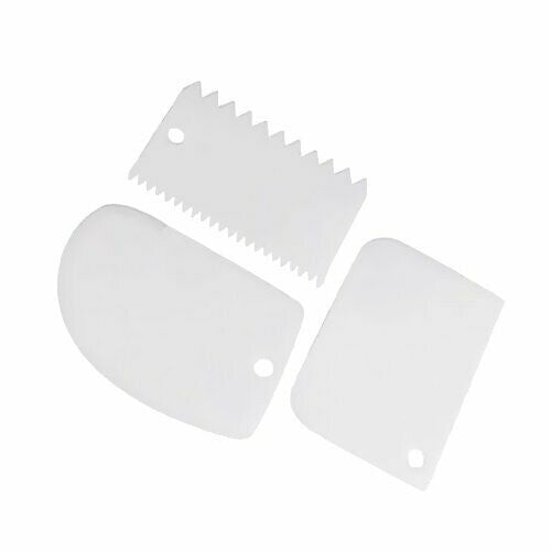 JUEGO RASPAS 3 PIEZAS BLANCAS WILTON
