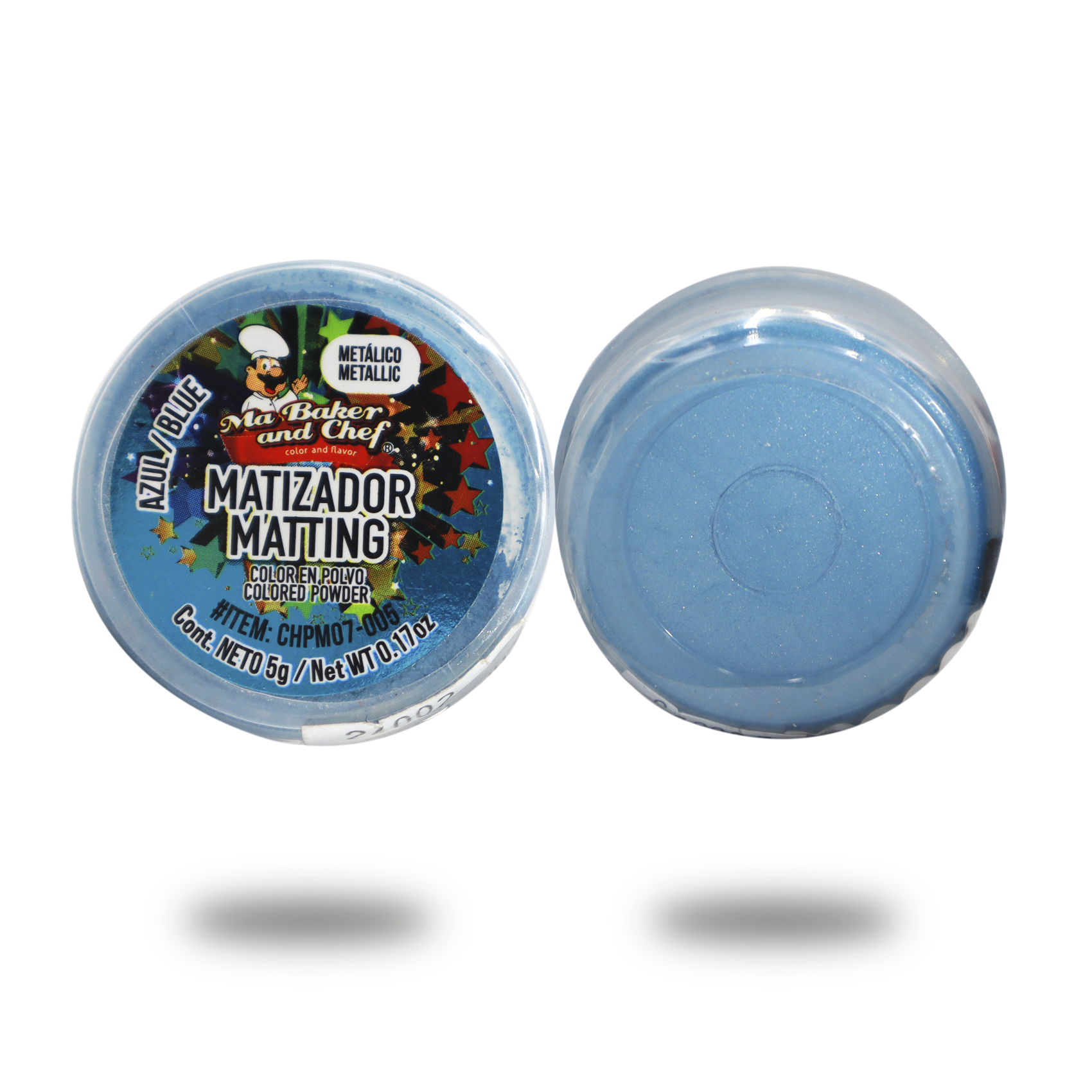 MATIZADOR METALICO AZUL 5 GR MA BAKER