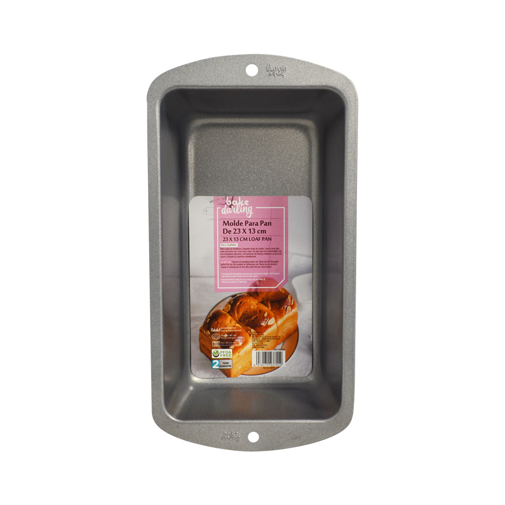 MOLDE PANQUE ACERO ANTIADHERENTE 23 X 13 CM BAKE DARLING