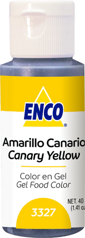 Colorante en Gel - Enco - 40g - Amarillo Canario.