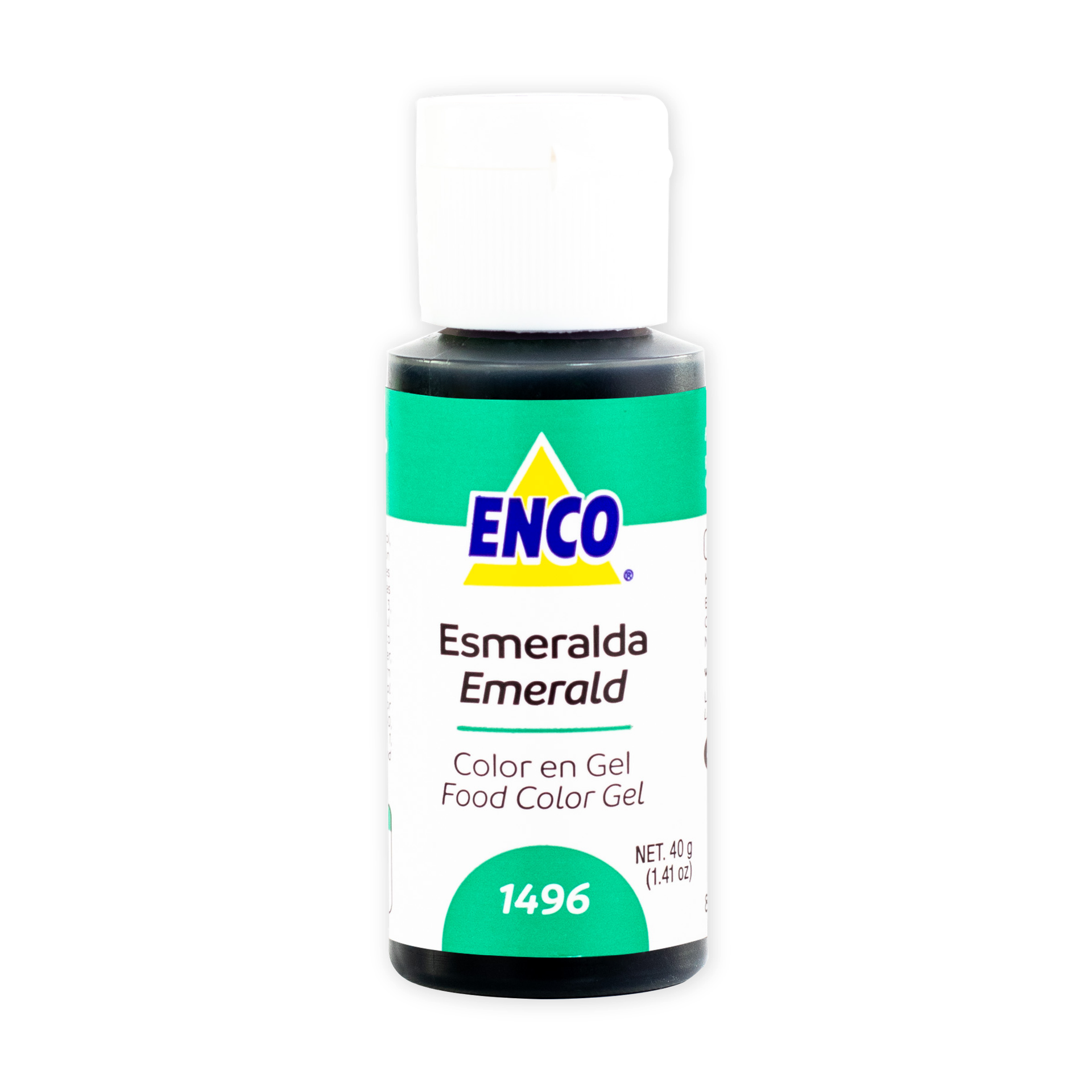 COLOR EN GEL VERDE ESMERALDA 40 GR ENCO