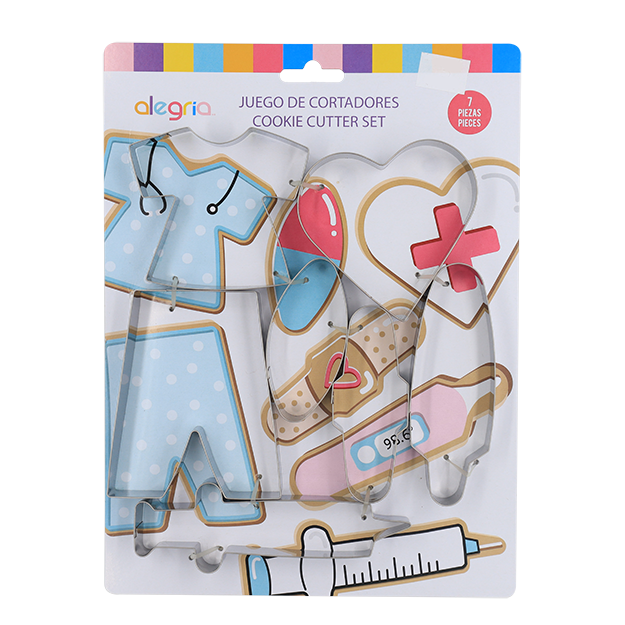 CORTADOR GALLETAS ACERO INOXIDABLE DOCTOR 7 PIEZAS