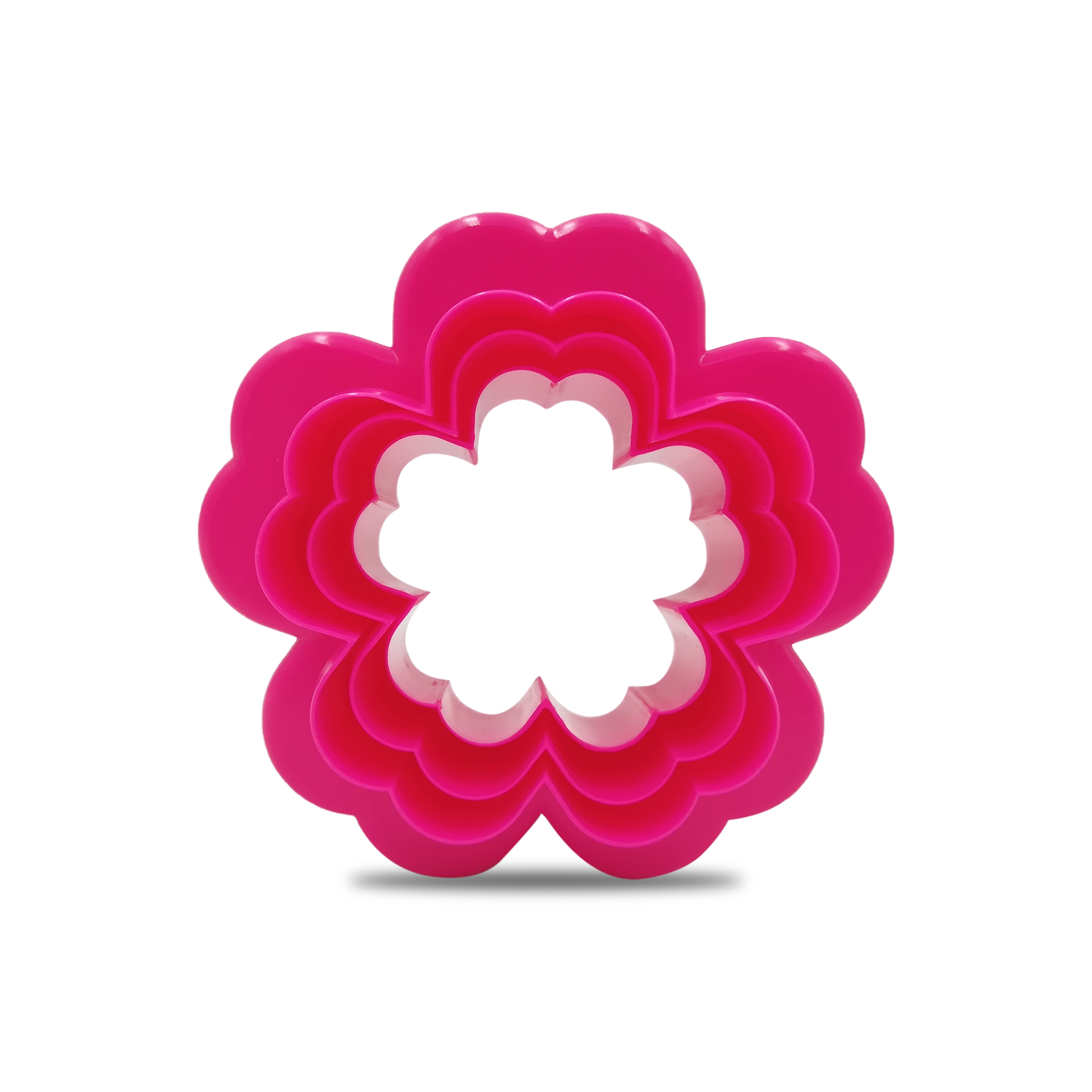 CORTADOR GALLETAS PLASTICO DOBLE FLOR ALEGRIA
