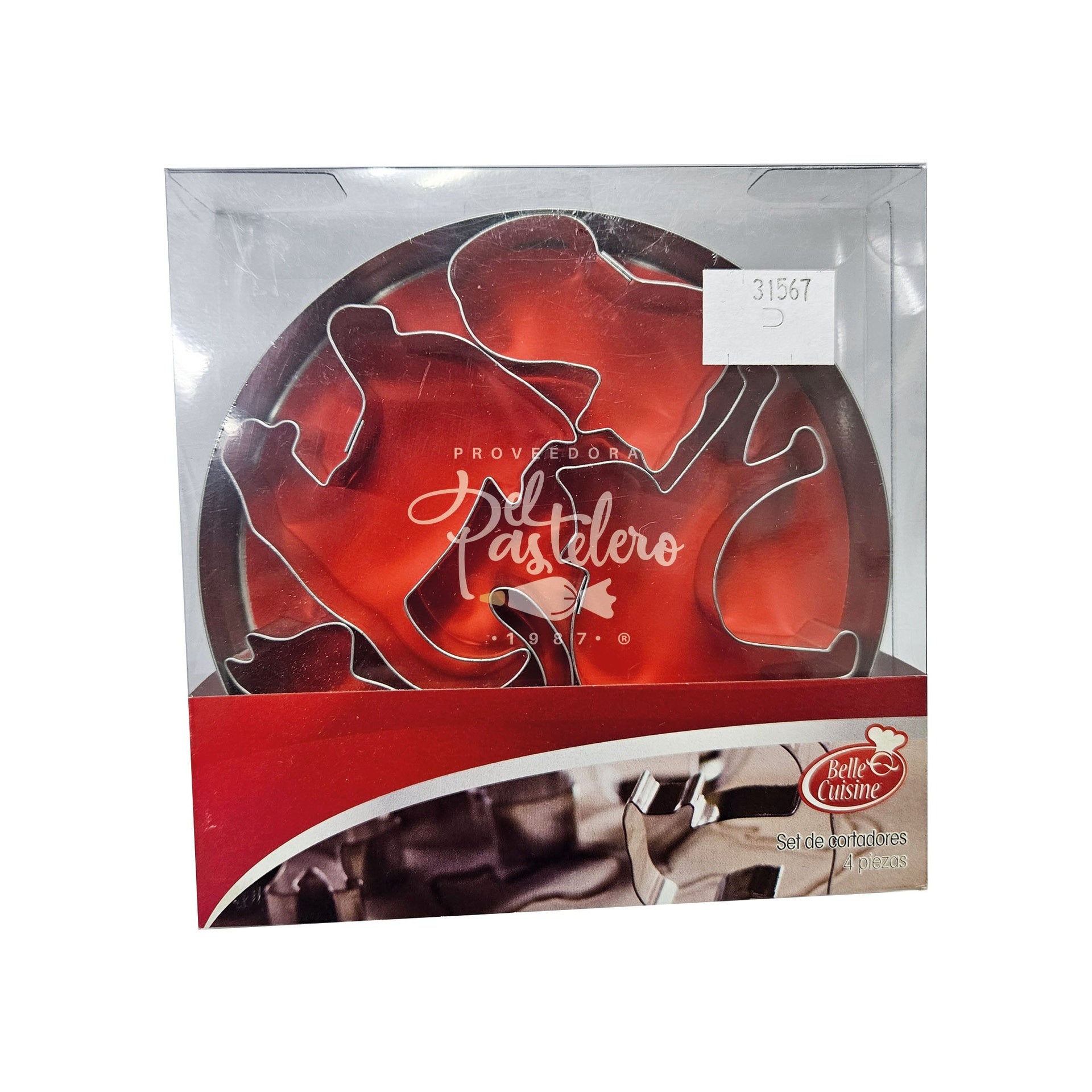 CORTADOR GALLETAS ACERO INOXIDABLE JUEGO GATOS