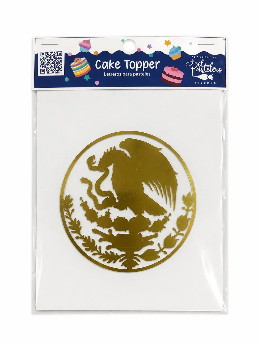FIGURAS MINI ESCUDO MEXICO MARCA PASTELERO