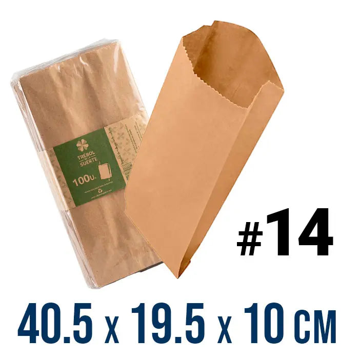 BOLSA PARA PAN #14 PAQUETE CON 100 PZ