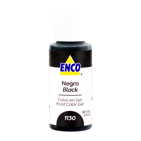 Color en Gel - Enco - 40g - Negro