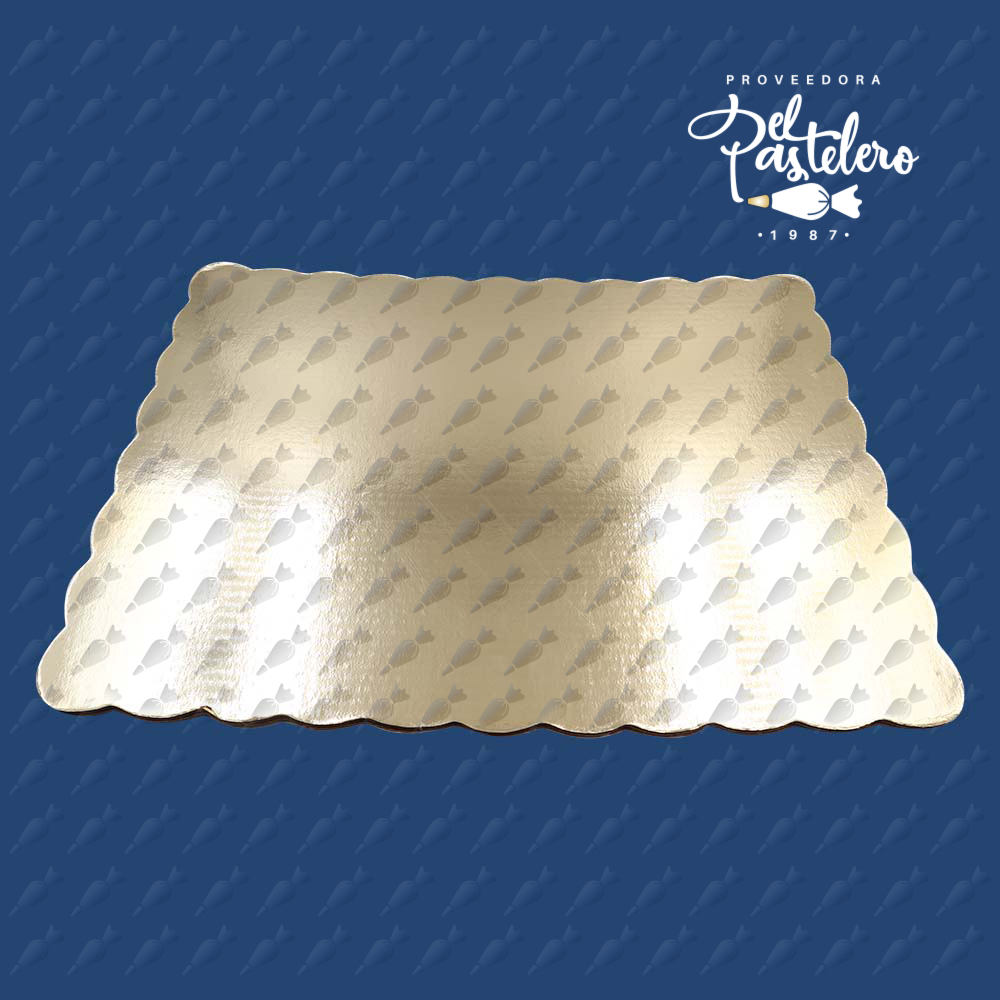 BASE DE CARTON RECTANGULAR 35 X 47 CM PAQUETE 50 PIEZAS