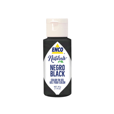 Colorante en gel - Enco - Naturals - 40 gr - Negro