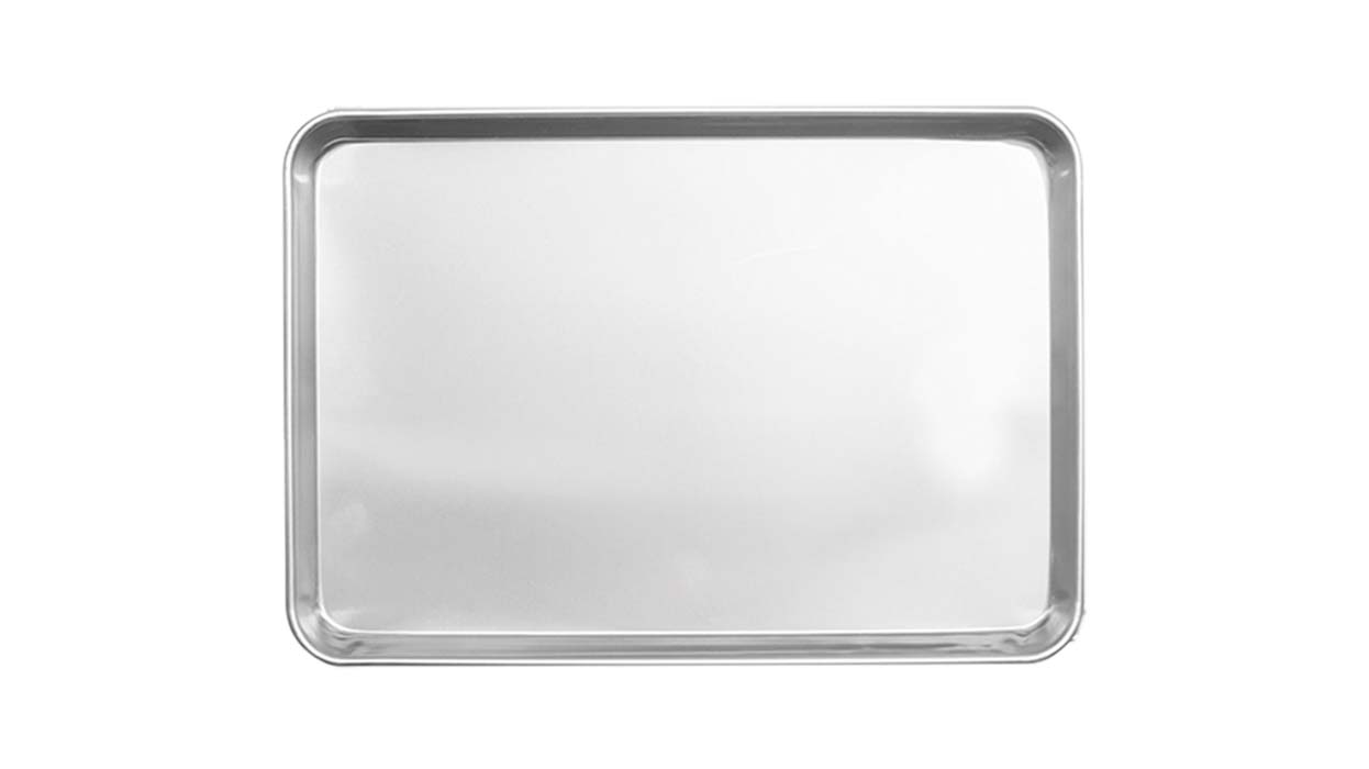 CHAROLA ALUMINIO MEDIANA 35 X 50 CM CAL 20 ACSA ZCH6
