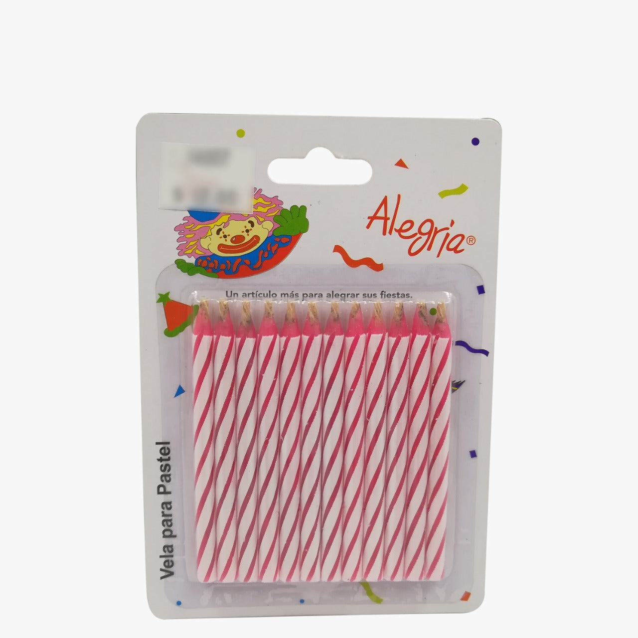 VELAS MAGICAS ROSA 12 PIEZAS ALEGRIA