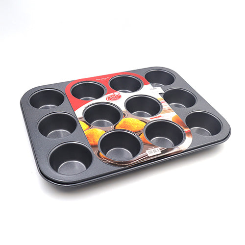 MOLDE MINI MUFFIN ANTIADHERENTE 12 CAVIDADES ALEGRIA