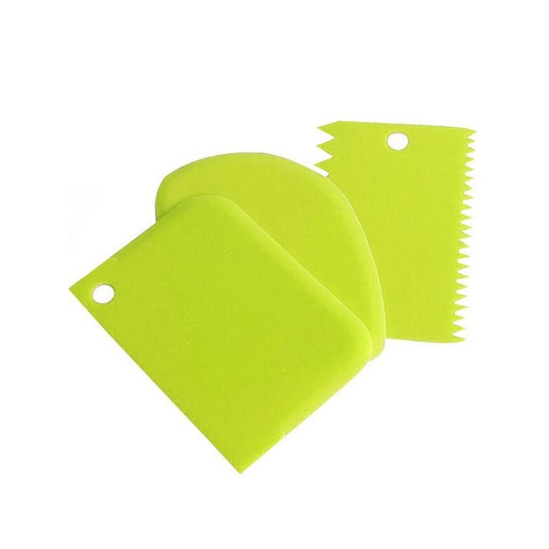 JUEGO RASPAS PARA PASTEL 3 PIEZAS BAKE DARLING