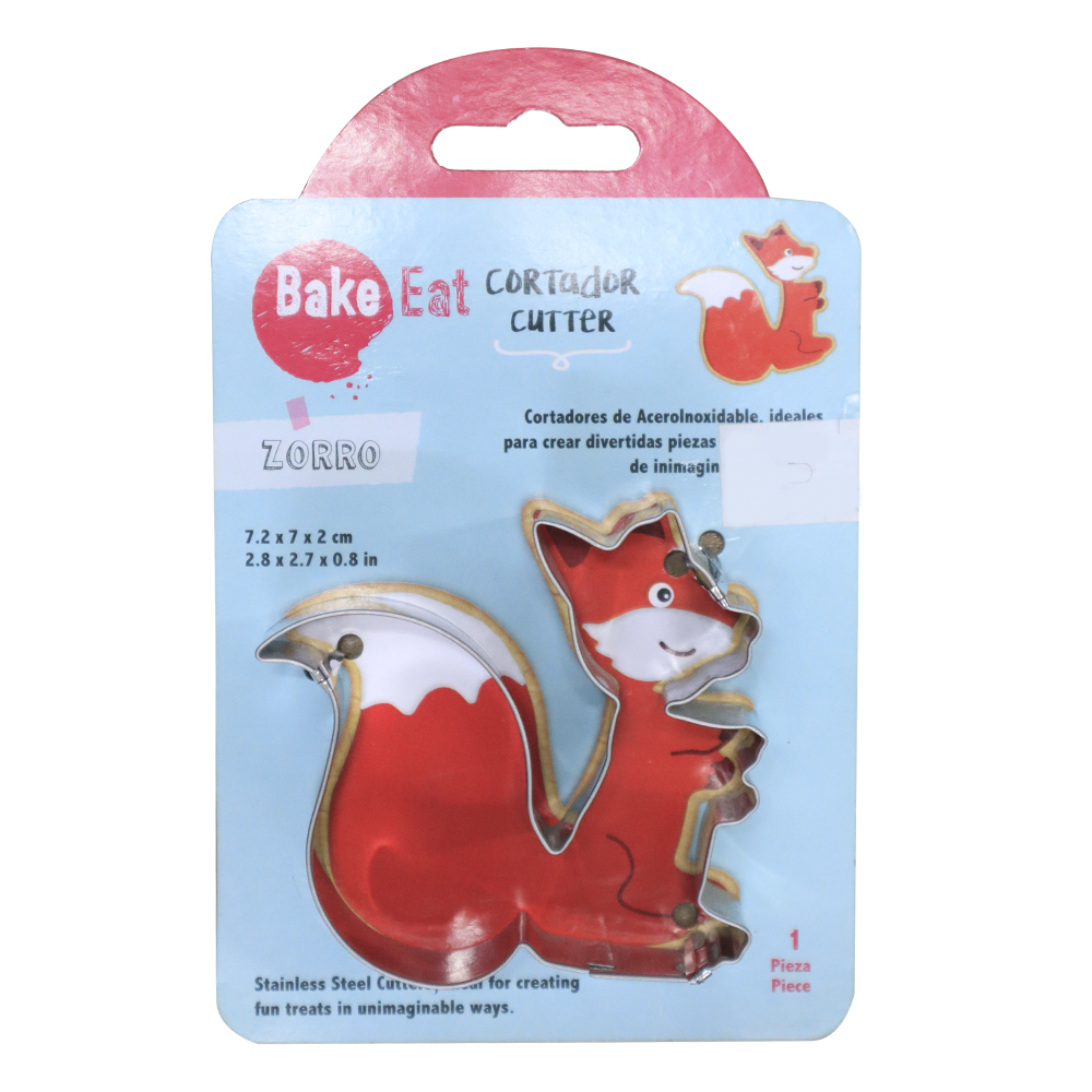 CORTADOR GALLETAS ACERO INOXIDABLE ZORRO