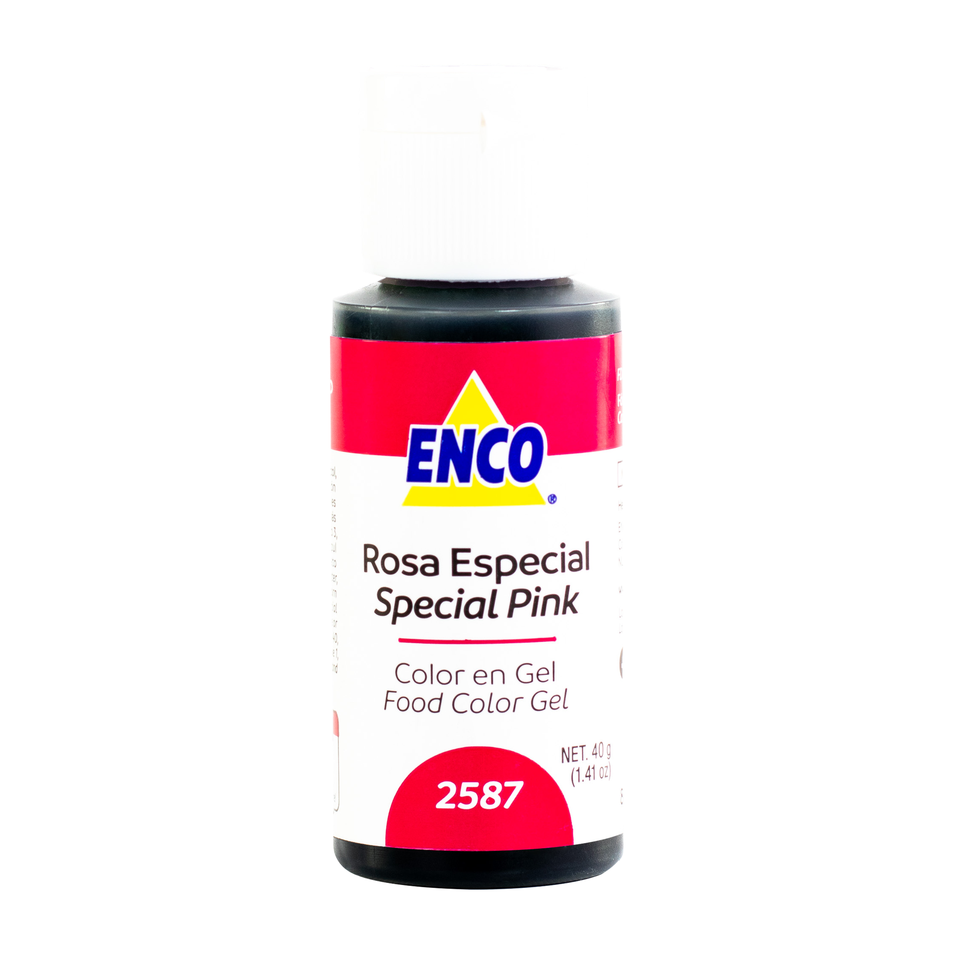 COLOR EN GEL ROSA ESPECIAL 40 GR ENCO