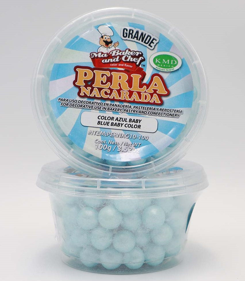 PERLA NACARADA GRANDE AZUL BABY MA BAKER