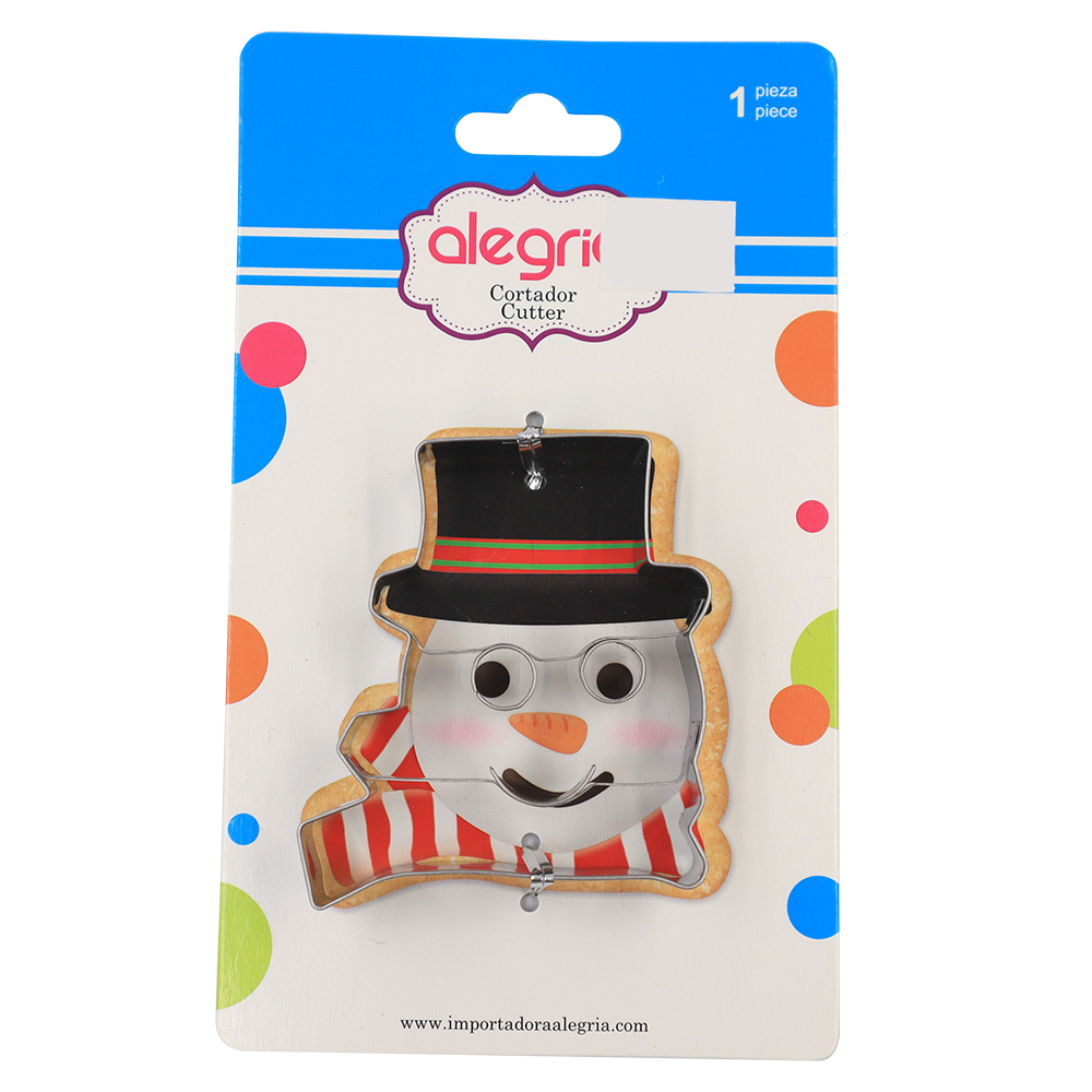 CORTADOR GALLETAS ACERO INOXIDABLE MONO NIEVE ALEGRIA