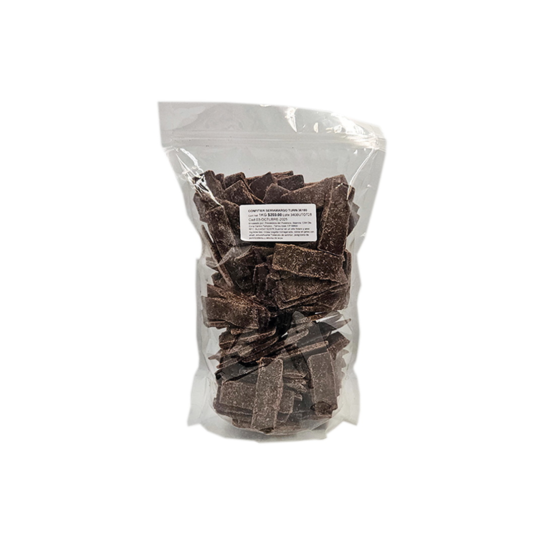 CONFITIER - CHOCOLATE SEMI AMARGO EN TROZOS 1 KG TURIN