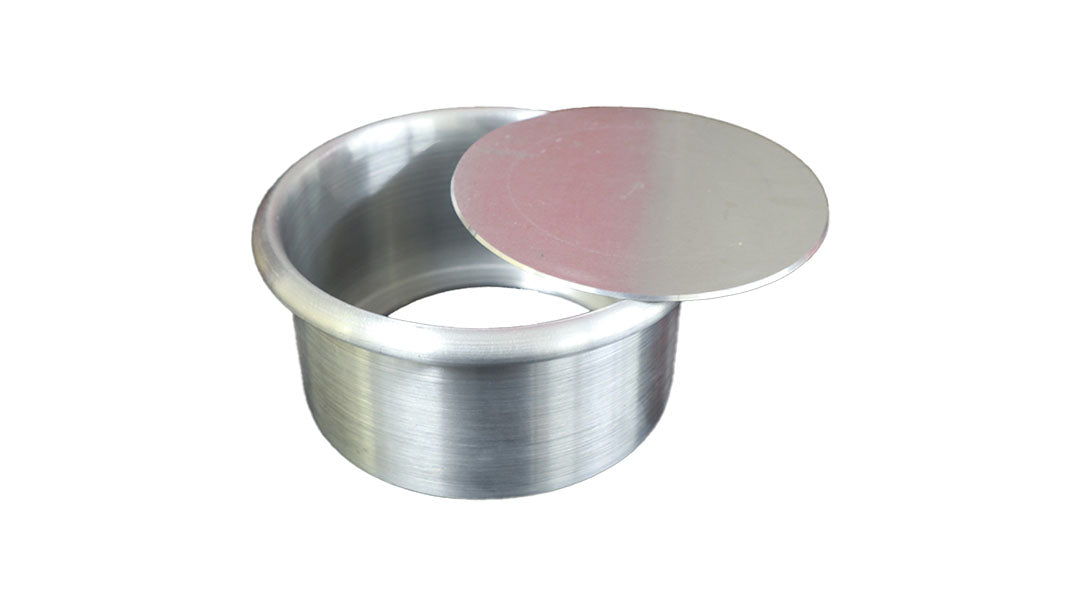 MOLDE REDONDO DESMONTABLE ALUMINIO ALTO 7.5 X 10 CM CAL 18