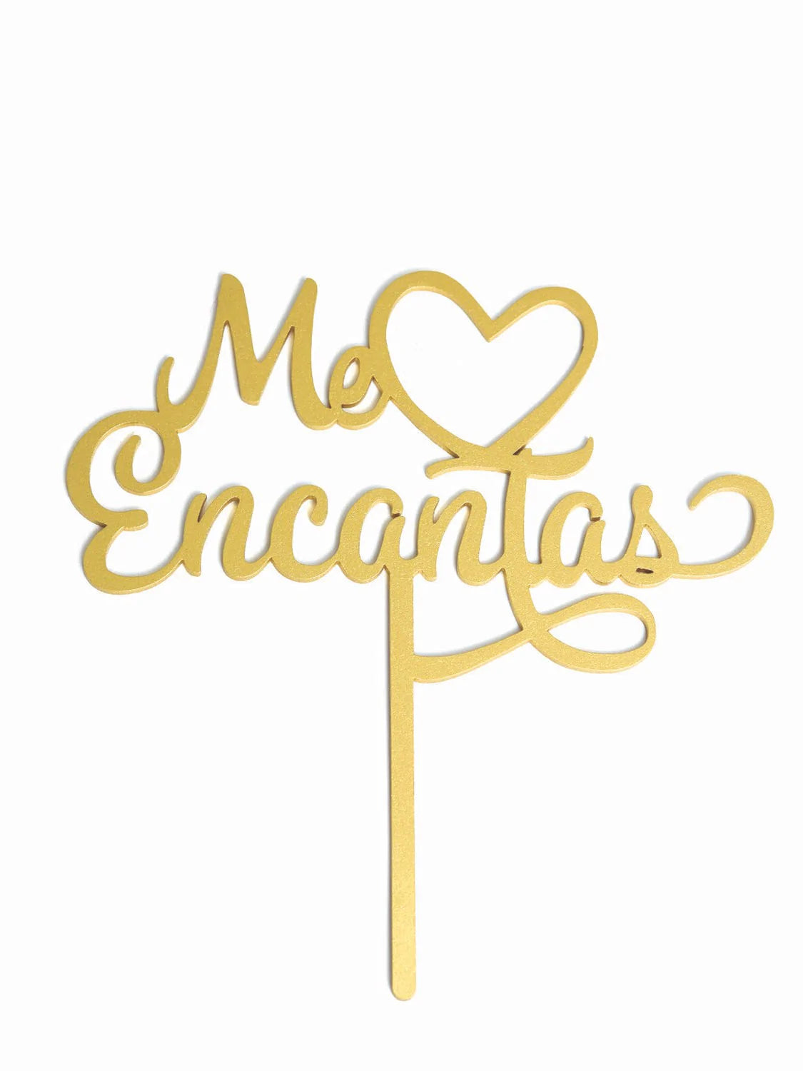 LETRERO GRANDE ME ENCANTAS ORO