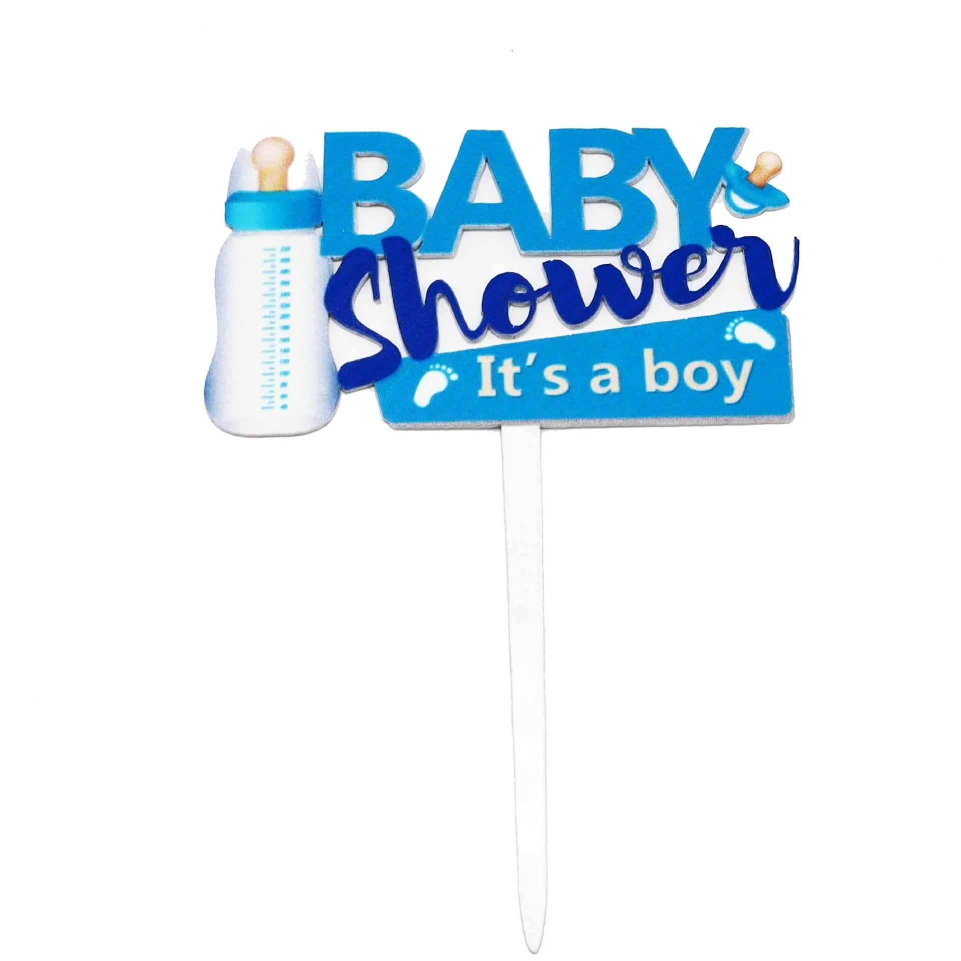 LETRERO BABY SHOWER ITS A BOY ACRILICO ALEGRIA