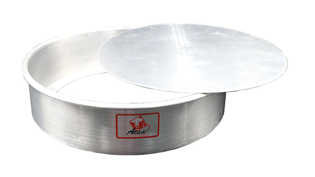 MOLDE REDONDO DESMONTABLE ALUMINIO ALTO 7.5 X 26 CM CAL 16