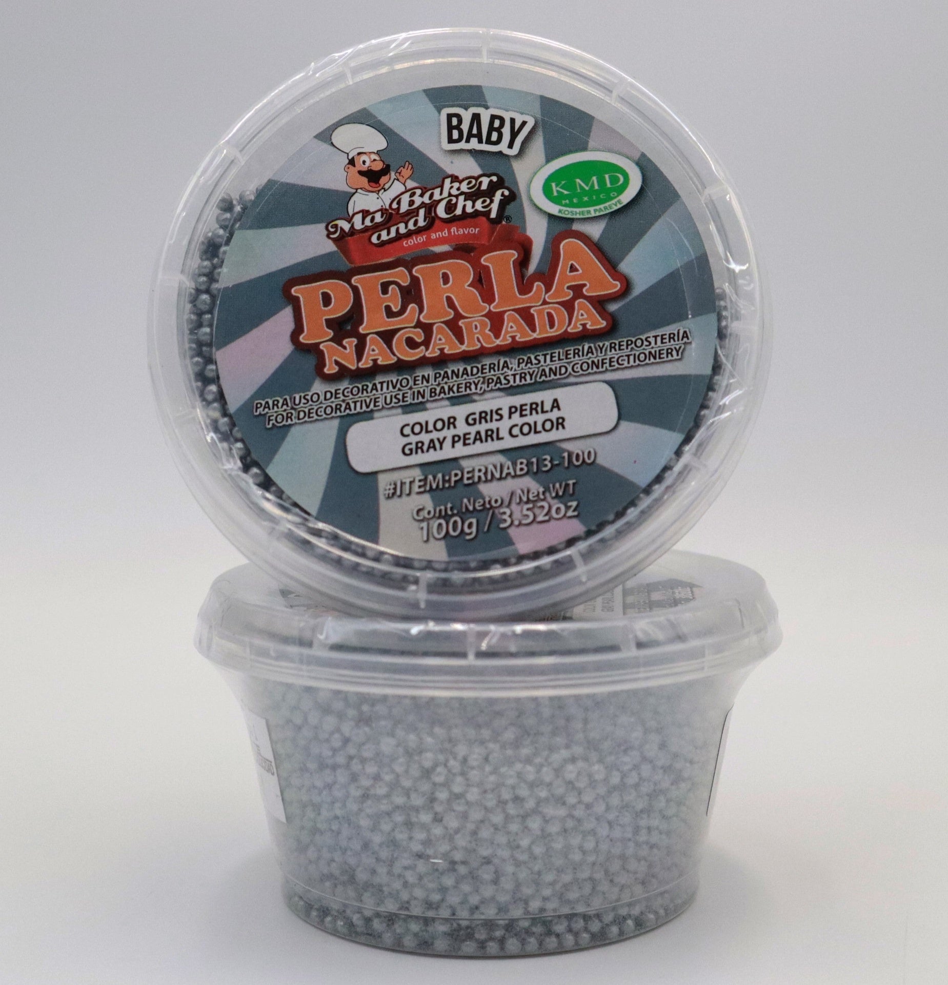PERLA NACARADA BABY GRIS PERLA MA BAKER