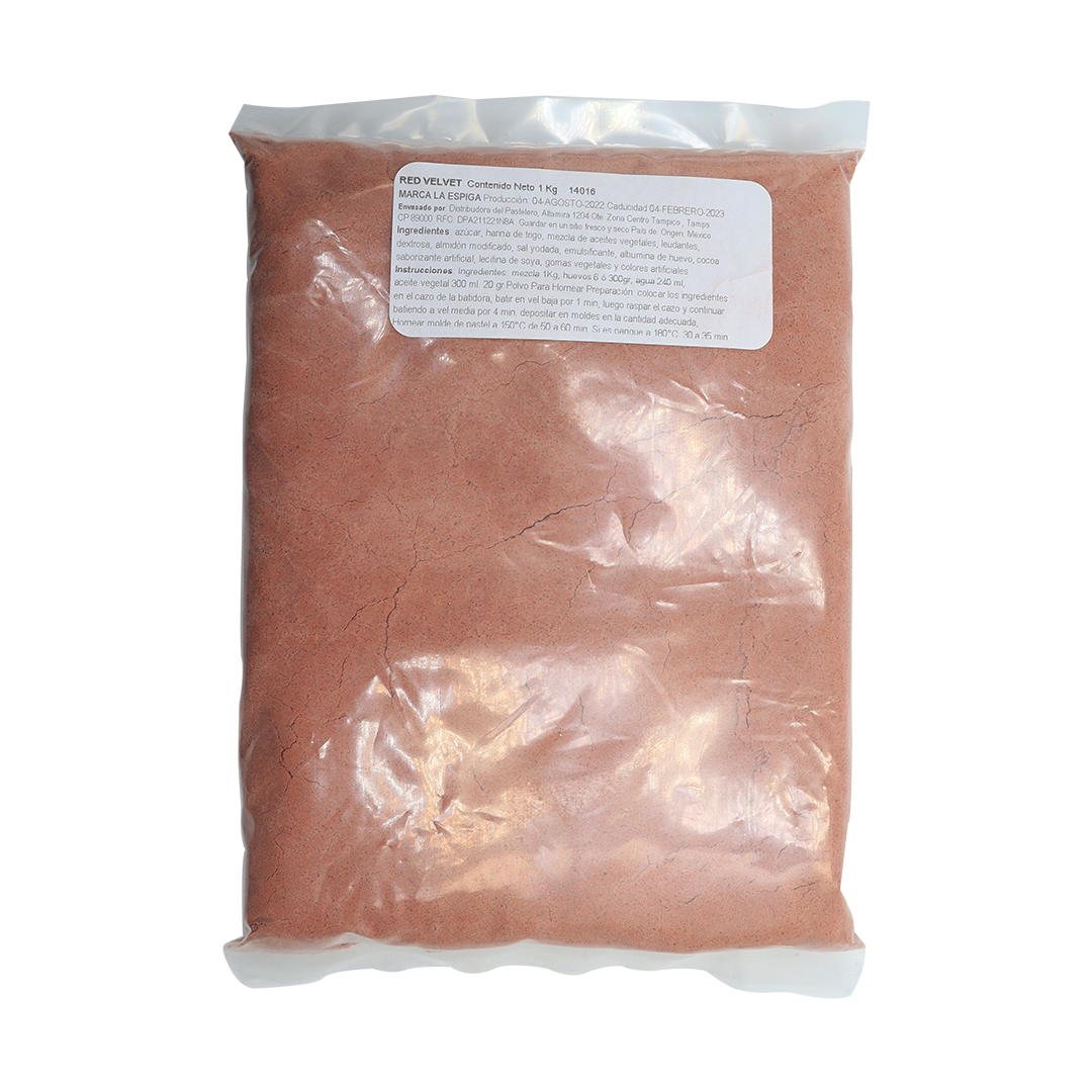 HARINA PREPARADA MIX RED VELVET 1 KG ESPIGA