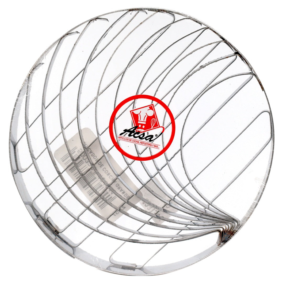 CORTADOR MARCADOR CONCHA ACERO INOXIDABLE GRANDE 14 CM ACSA